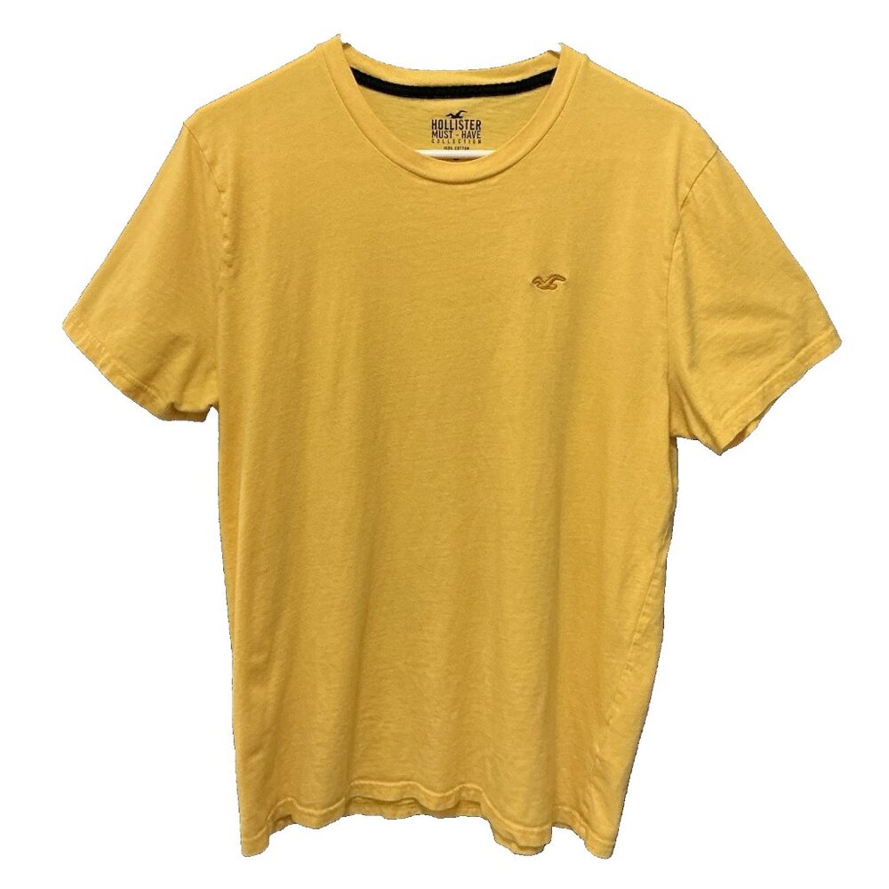 Hollister Must Have Collection Yellow Colored T-Shirt Men’s Size Large Pre Owned
